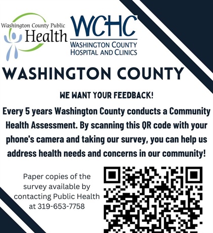 Our community health assessment is now open!  Click the following link to complete the survey: https://www.surveymonkey.com/r/5F...