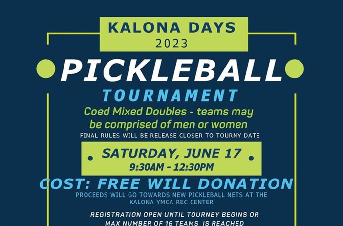 What a fun way to be active in Washington County this weekend! See information below on the Kalona Days pickleball tournament.