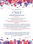 Will you be celebrating the 4th of July this weekend?  Save these reminders so you can celebrate safely!