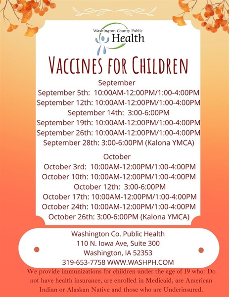 A post from Washington County Public Health