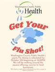 Next Friday - Washington County Public Health and Main Street Washington are teaming up for our annual Flu Stomp on the Square!