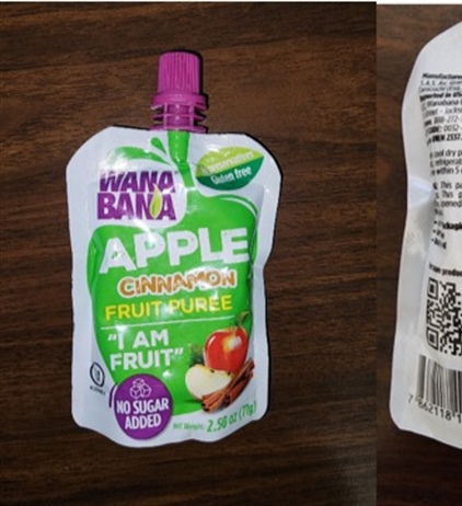 FDA Recall Alert! WanaBana voluntarily recalls all WanaBana Apple Cinnamon Fruit Puree Pouches regardless of expiration as well ...