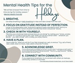 Holidays can be wonderful (and hard). Check out these mental health tips. #MentalHealthMonday #mentalhealthmatters