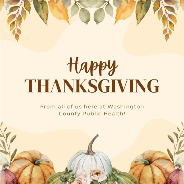 We will be closed Thursday and Friday for the Thanksgiving holiday.
