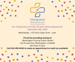 Stop by the 5th floor of our office today from 2-4 PM for free STI testing by JCPH.