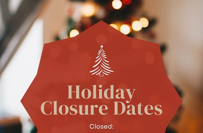 Happy Holidays from all of us here at Washington County Public Health! We will be closed December 25th and January 1st.