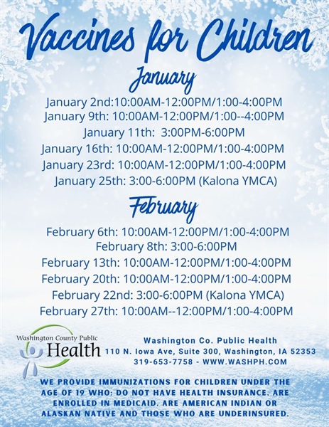 We can't believe January is almost here!  Needing to get your kiddos in for their vaccine appointment in the new year? Here is o...