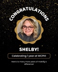 🎉🎊 Happy 1-Year Workaversary, Shelby!
