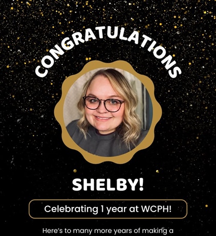 🎉🎊 Happy 1-Year Workaversary, Shelby!