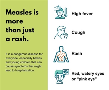 Measles is serious for people of all ages, but some groups are more likely to have complications with the virus: