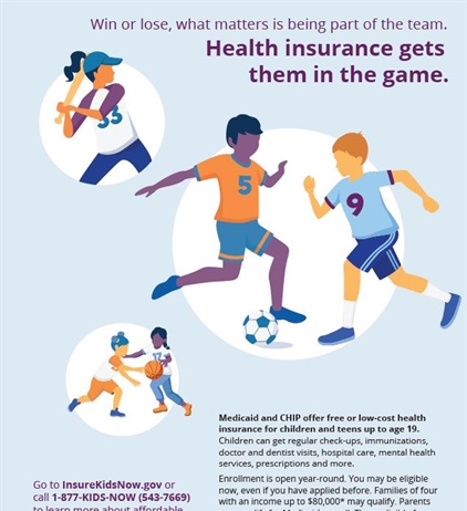 ⚽🏀⚾ Being part of the team is what counts — and health insurance helps make it possible!