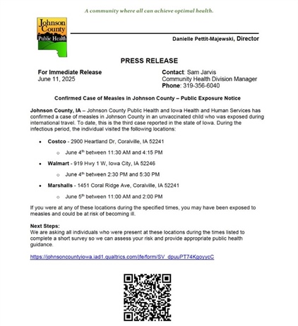 Photos from Johnson County Public Health's post