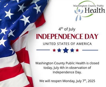 🎆 Happy 4th of July from all of us at Washington County Public Health!
