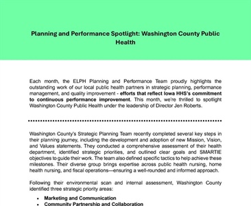 ✨ Spotlight on Washington County Public Health ✨