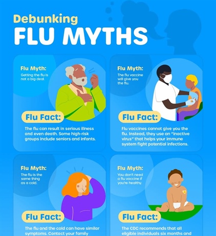 🍂 Cooler weather is on the way, which means flu season is too!