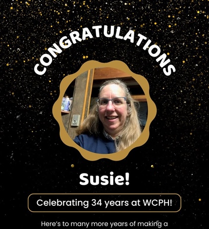 🎉🎊 Happy 34-Year Workaversary, Susie!