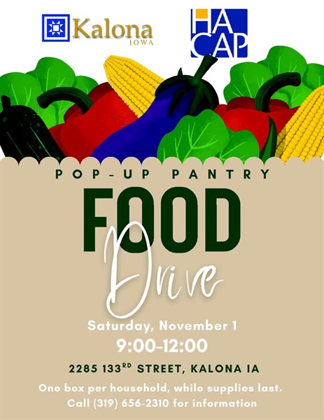 🥫 Pop-Up Pantry in Kalona!