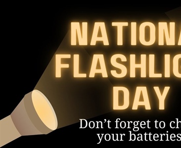 🔦 Happy National Flashlight Day!