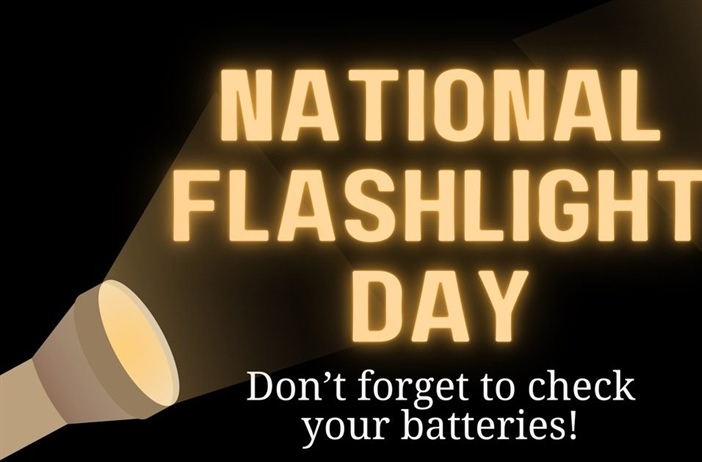 🔦 Happy National Flashlight Day!