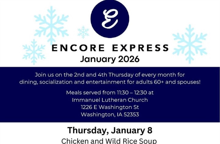 Enjoy a meal, socialization and entertainment at Encore Express during January!