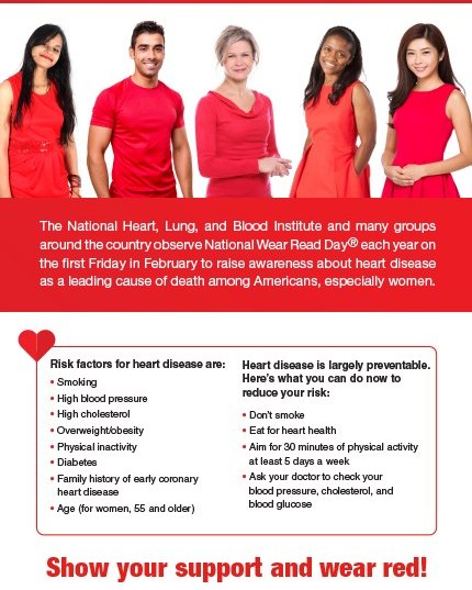 ❤️ National Wear Red Day ❤️