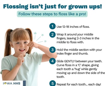 🦷✨ Flossing Isn’t Just for Grown-Ups!