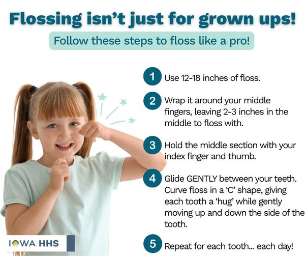 🦷✨ Flossing Isn’t Just for Grown-Ups!