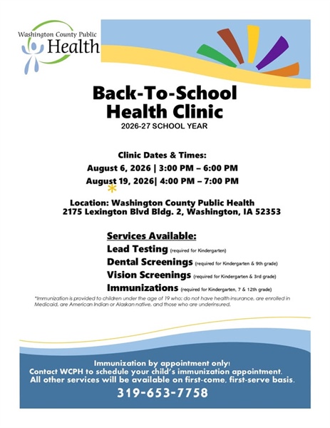 📚 Back-to-School Health Clinic 🩺