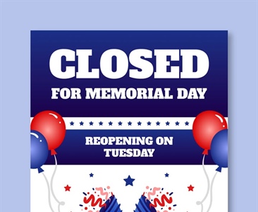 Wishing everyone a safe and meaningful Memorial Day