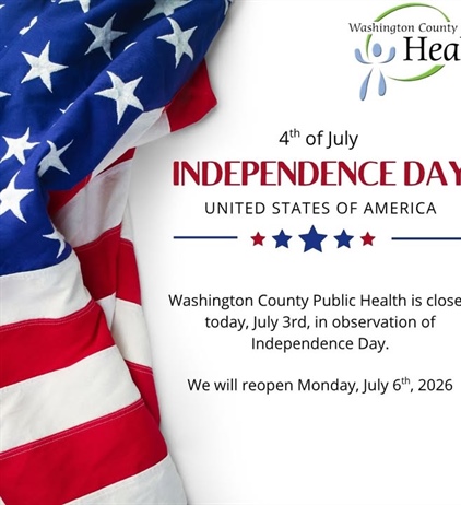 🎆 Happy 4th of July from all of us at Washington County Public Health!
