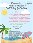 The July schedule for our Vaccines for Children (VFC) program and our Vaccines for Adults (VFA) program is here!