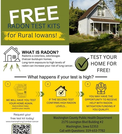 🏠☢️ FREE RADON TEST KITS FOR RURAL HOMEOWNERS🏠☢️