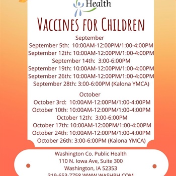 A post from Washington County Public Health