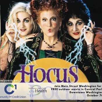 Hocus Pocus in the Park is coming up! Join us for our last outdoor movie of the year after the festivities downtown! 

Thank you...