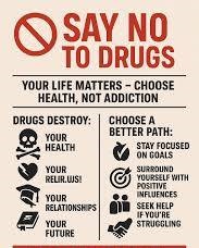 Drugs donโt just affect your body โ they can impact your future