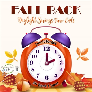 ⏰ Daylight Saving Time ends this weekend!