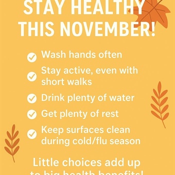 🍂 Stay Healthy This November!