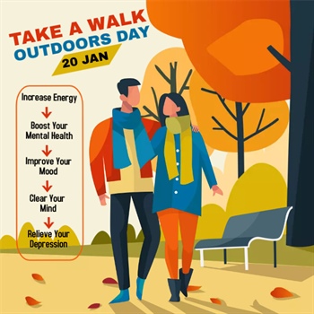 🚶‍♀️🌳 It’s Take a Walk Outdoors Day!