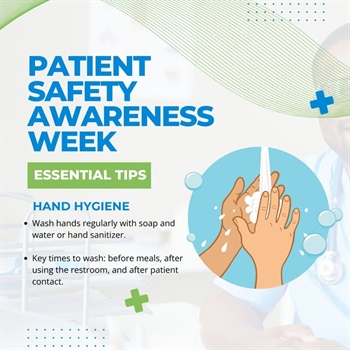 Patient Safety Awareness Week – Infection Prevention