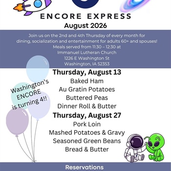 Join Us at Encore Express This August!